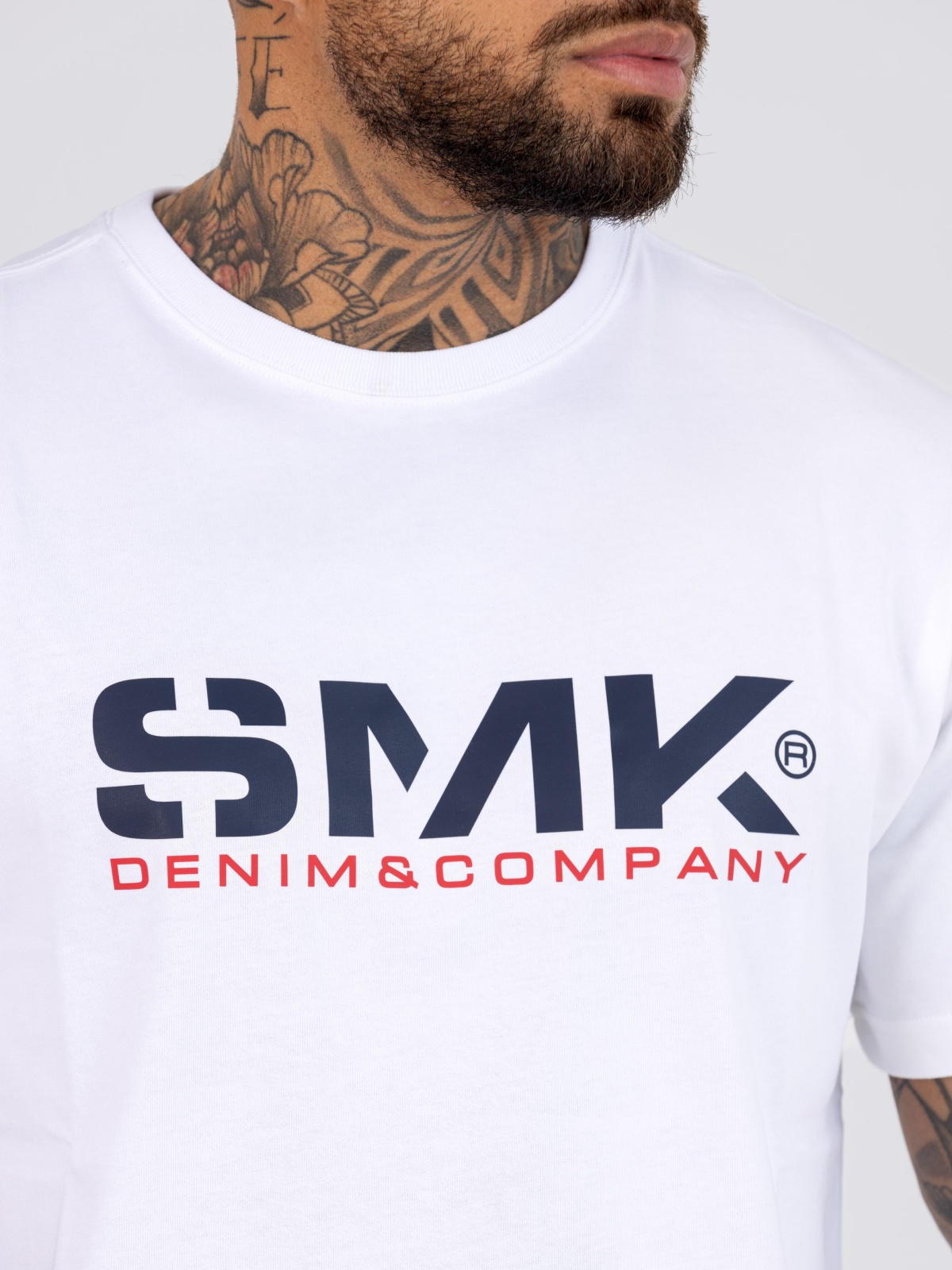 T-SHIRT SMK DENIM M/VERME