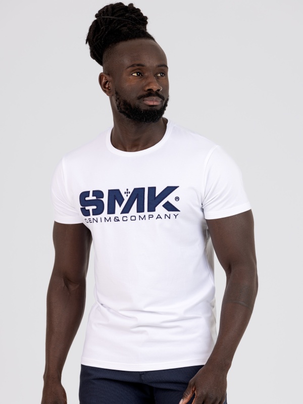 T-SHIRT SMK LTR AZUL