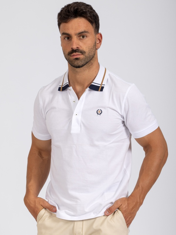 POLO SMK BRANCO GOLA M