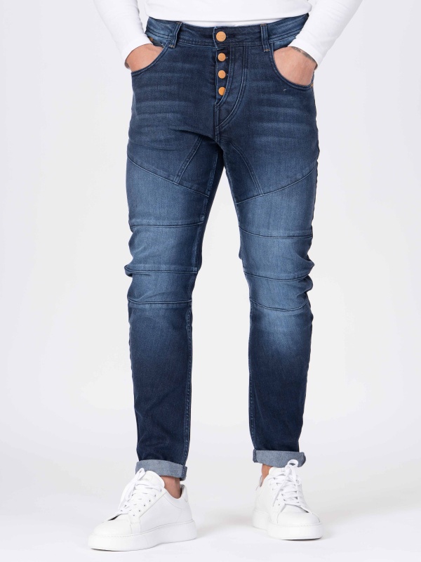 CALÇA SMK DENIM LARANJA